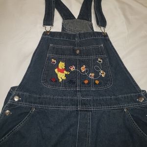 Vintage XL Winnie the Pooh overalls